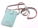 Italian Leather iPhone Case with Neck Strap